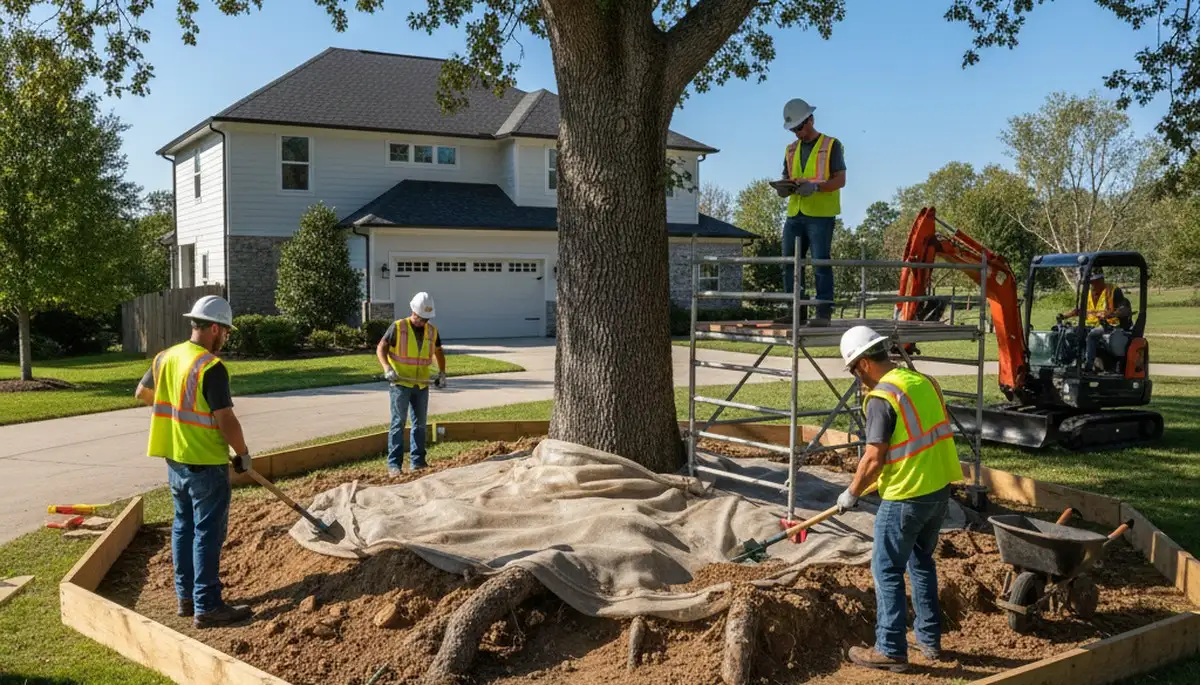 Professional root protection service for trees in Saint Louis, MO by Tree Trimming Saint Louis
