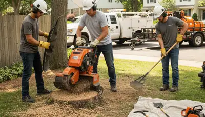 Stump removal service in Saint Louis, MO restoring usable yard space