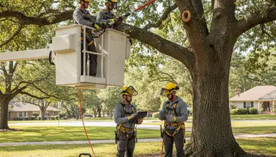 Arbor Tree Care diagnosing tree disease in Saint Louis, MO for professional treatment services