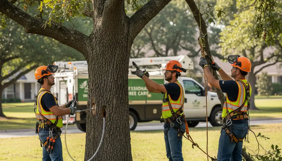 Saint Louis, MO arborist treating tree disease for healthier trees at Arbor Tree Care